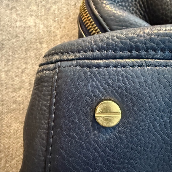 Beautiful vintage JCREW large, genuine pebble leather satchel. - Picture 4 of 14